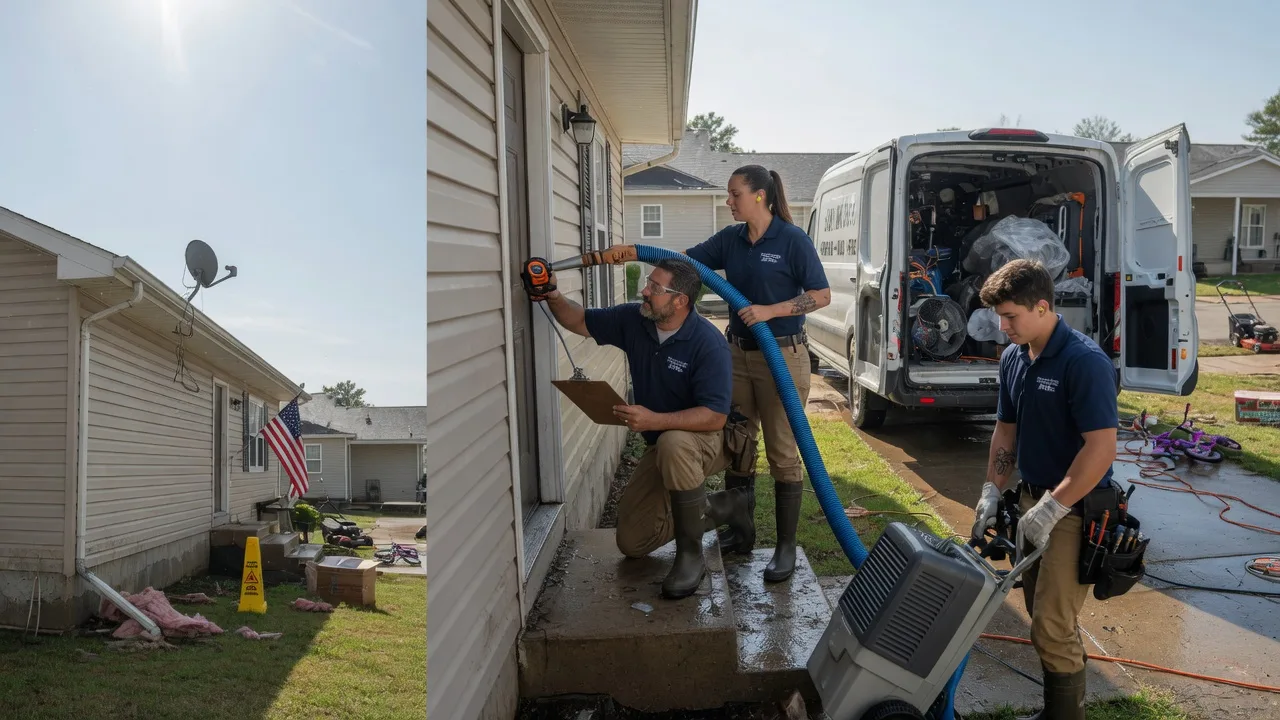 Ceiling Water Damage Restoration in Vinson, OK near me